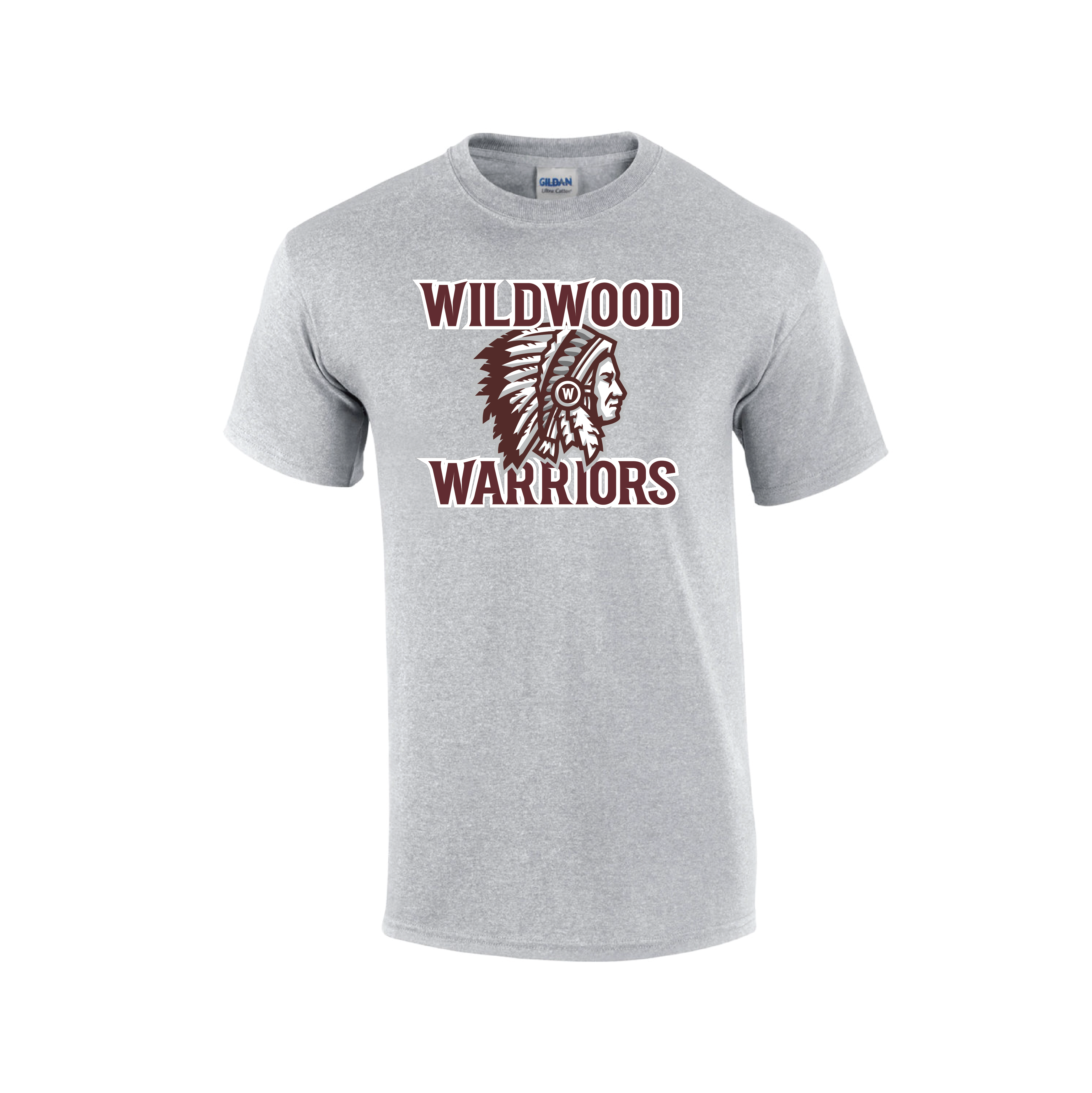 WARRIORS GILDAN GREY